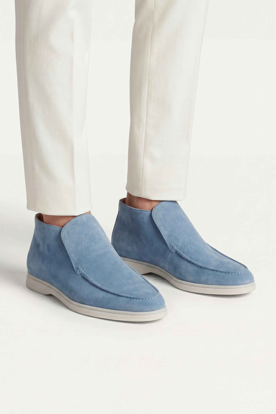 Mocassino Alto Capri Azzurro