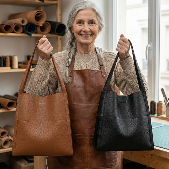 Elegante Borsa a Spalla in Pelle Donna Elena – foto 10