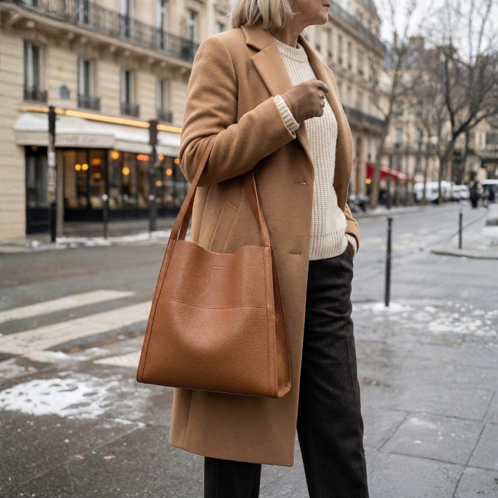 Elegante Borsa a Spalla in Pelle Donna Elena – foto 11