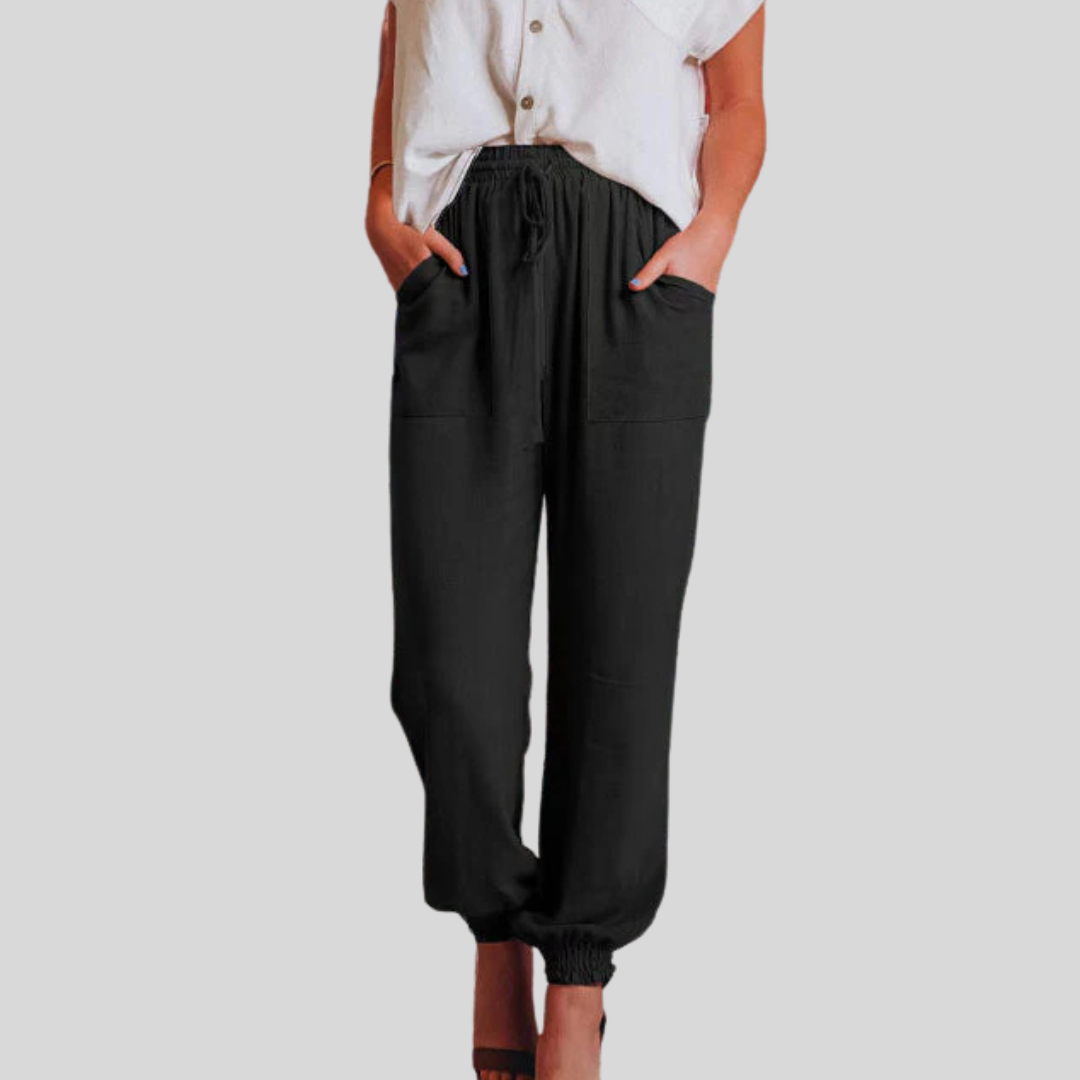 Kaeli – Pantaloni Jogging Eleganti con Corda