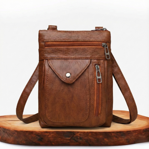 Borsa a Spalla Vintage Donna Sophie Marrone – Bottega Moretti