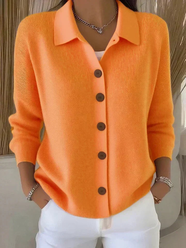 Cardigan con Collo e Bottoni Fosca – foto 5