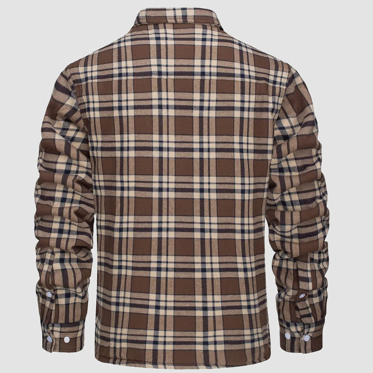 Giacca Camicia Casual da Uomo con Tasche Autunnale