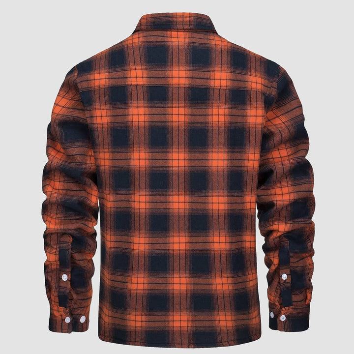 Giacca Camicia Casual da Uomo con Tasche Autunnale