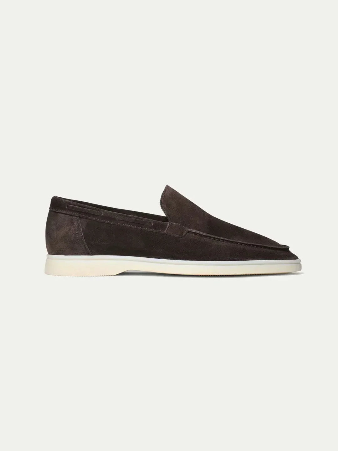 Mocassino Classico in Pelle Suède Marrone