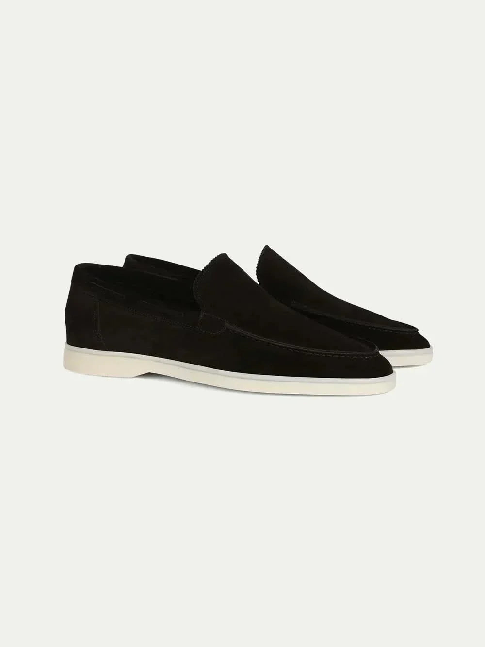 Mocassino Classico in Pelle Suède Nera