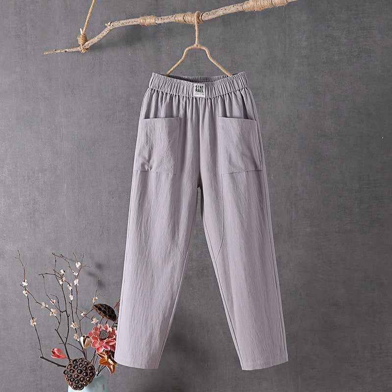 Alyra - Pantaloni Relaxed con Tasche