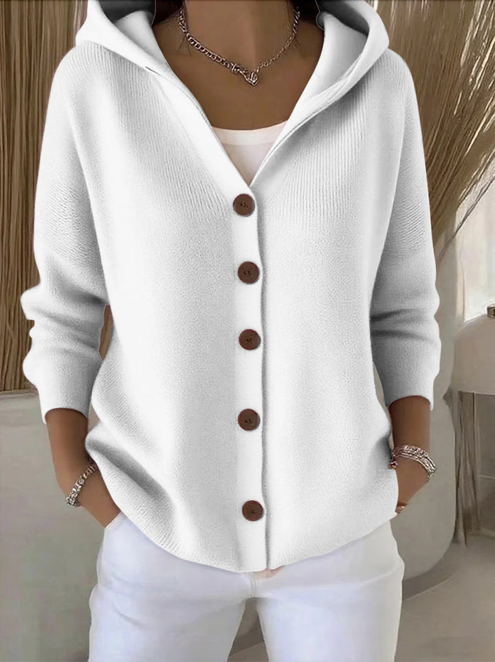 Cardigan con Cappuccio Rosetta – foto 5