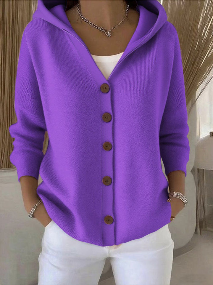 Cardigan con Cappuccio Rosetta – foto 7