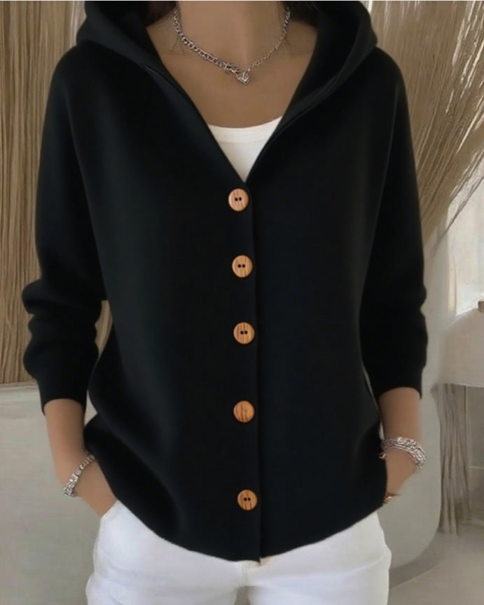 Cardigan con Cappuccio Rosetta – foto 8