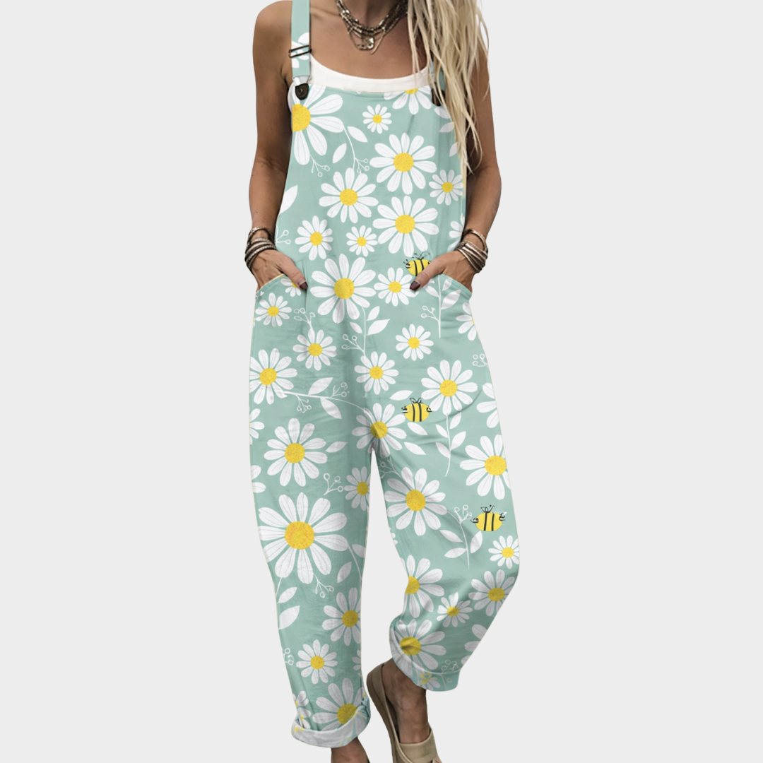 Jumpsuit Stampato Confortevole Donna – Bottega Moretti
