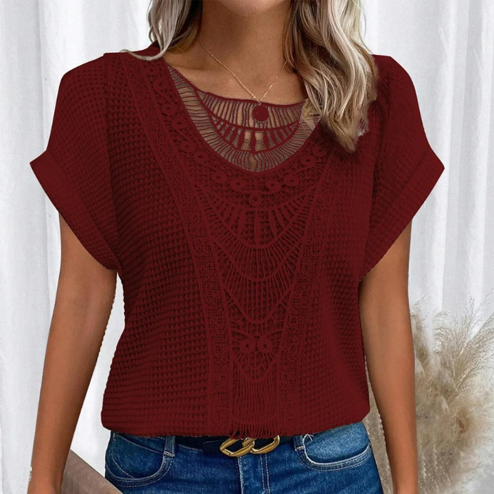 Top in Maglia e Pizzo Sandrine – foto 7