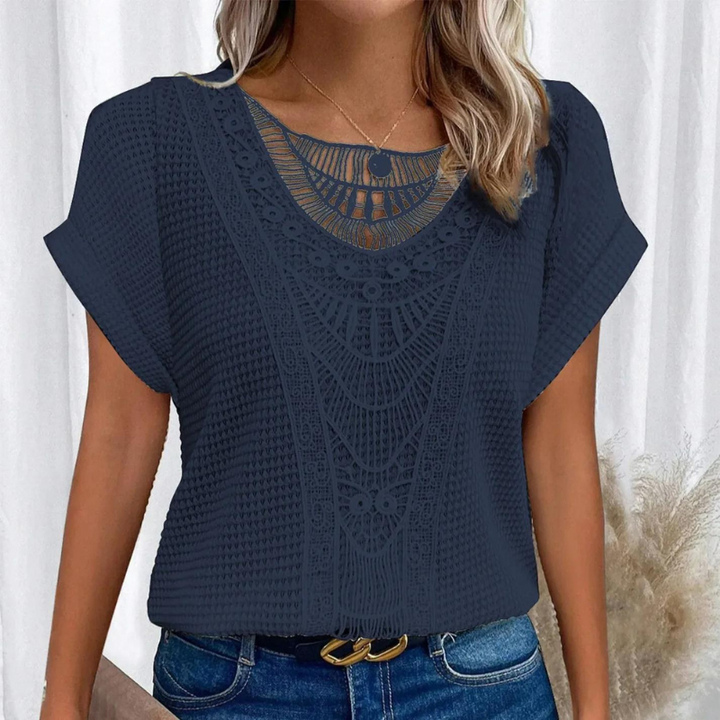 Top in Maglia e Pizzo Sandrine – foto 6
