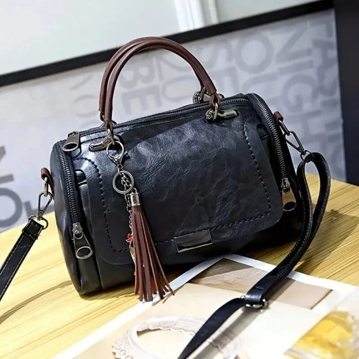 Borsa in Pelle Testurizzata Donna Julie – foto 3