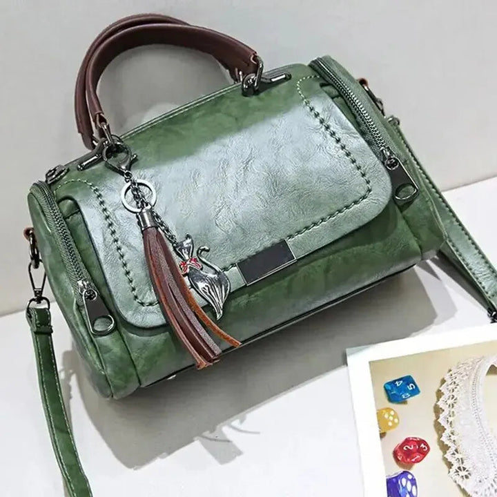 Borsa in Pelle Testurizzata Donna Julie – foto 4