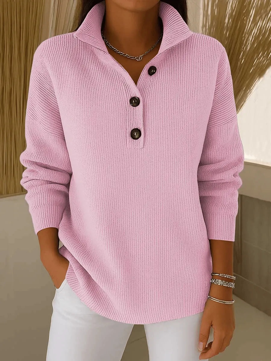 Maglione Polo con Scollo a V Amalia – foto 2