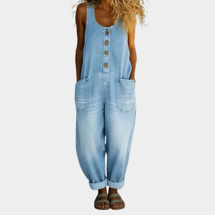 Salopette Vintage & Casual Donna Azzurro Chiaro – Bottega Moretti