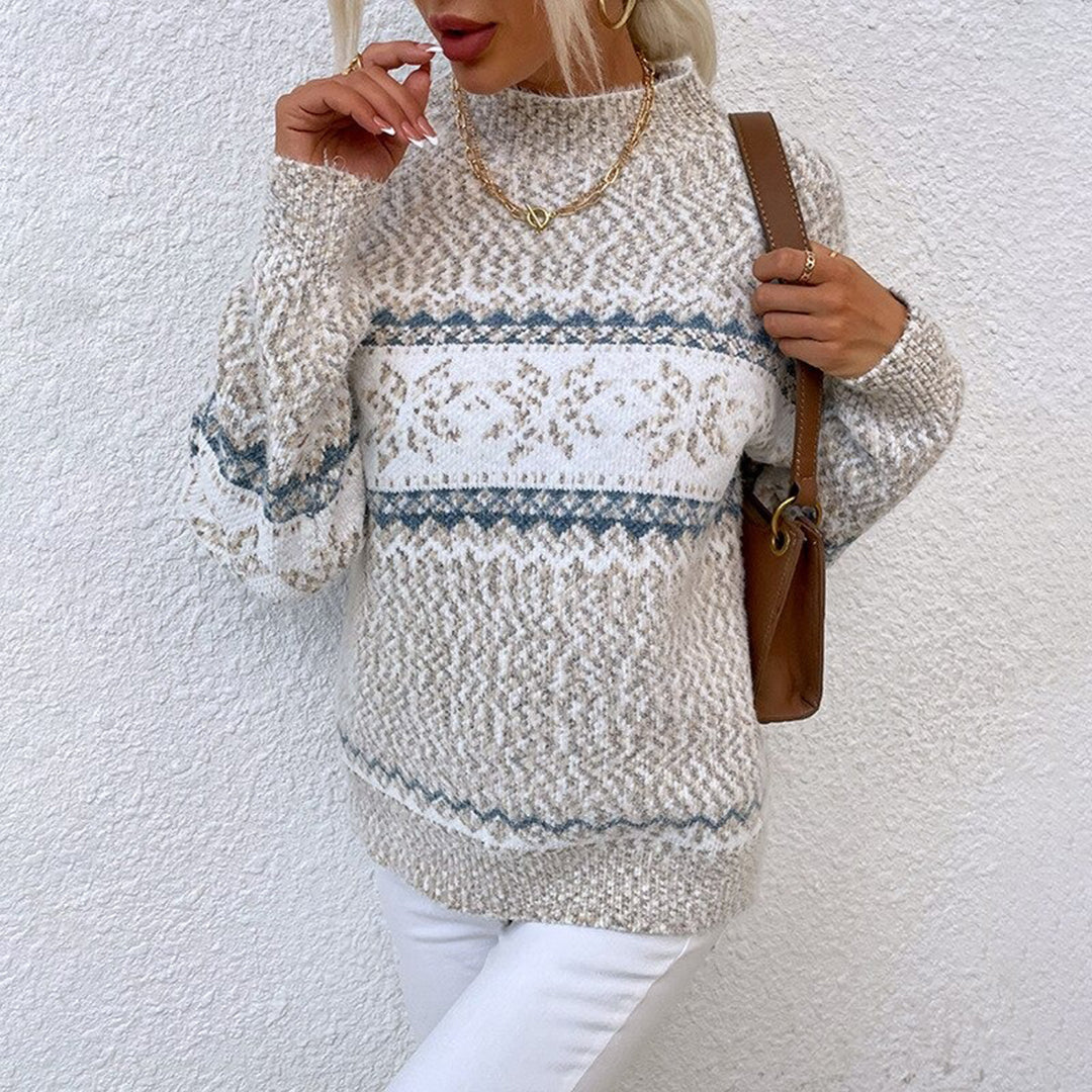 Maglione Collo Alto Fiocchi Margot – foto 4