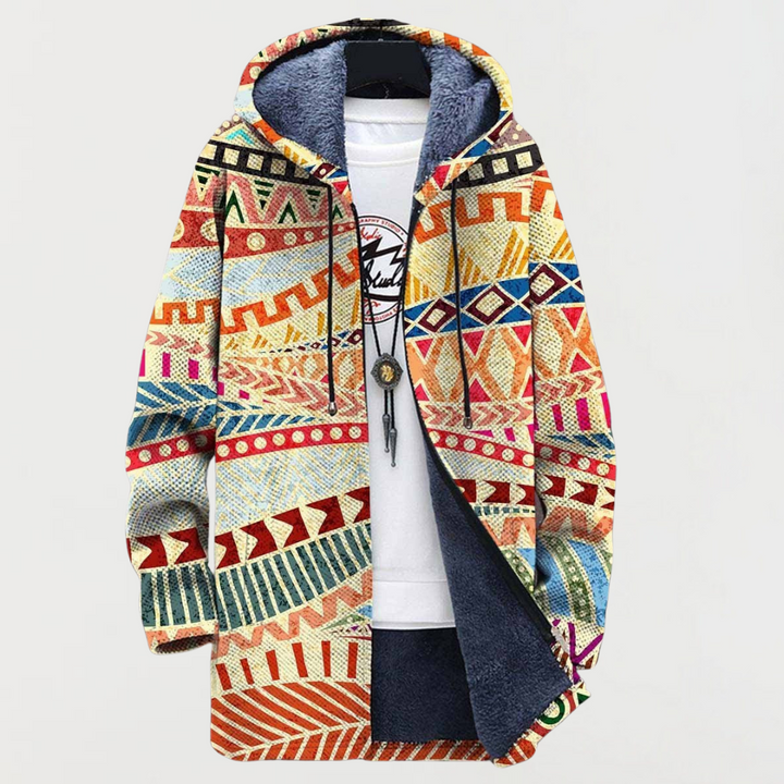 Vera - Cappotto Fusion Stampa Etnica