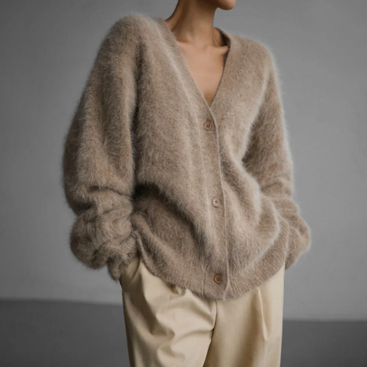 Cardigan in Mohair Élise – Bottega Moretti