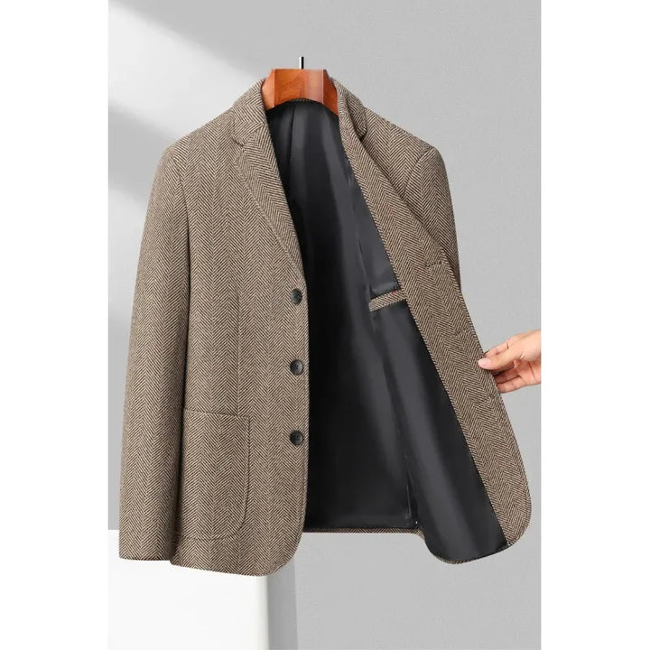 Blazer da Uomo Taglio Su Misura Leggero Foderato
