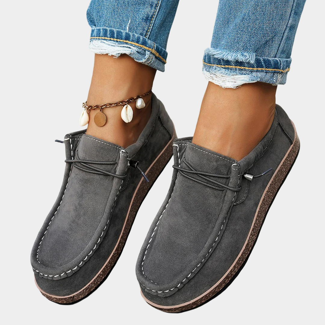Scarpe Leggere e Ultra-Confortevoli Léana Grigio – Bottega Moretti