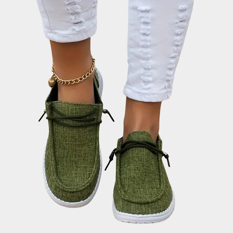 Scarpe Leggere e Ultra Confortevoli Irma Verde Militare – Bottega Moretti