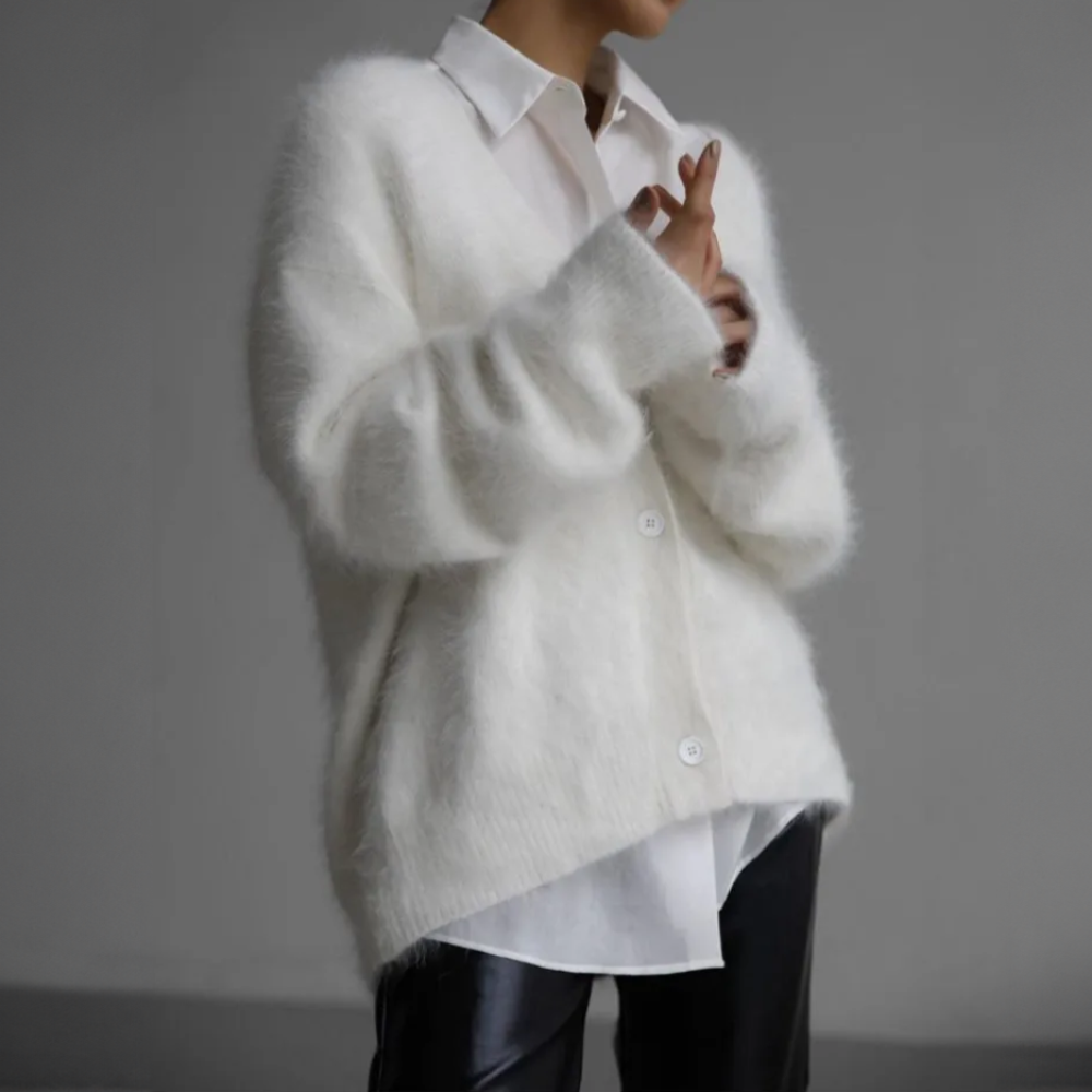 Cardigan in Mohair Élise – foto 7