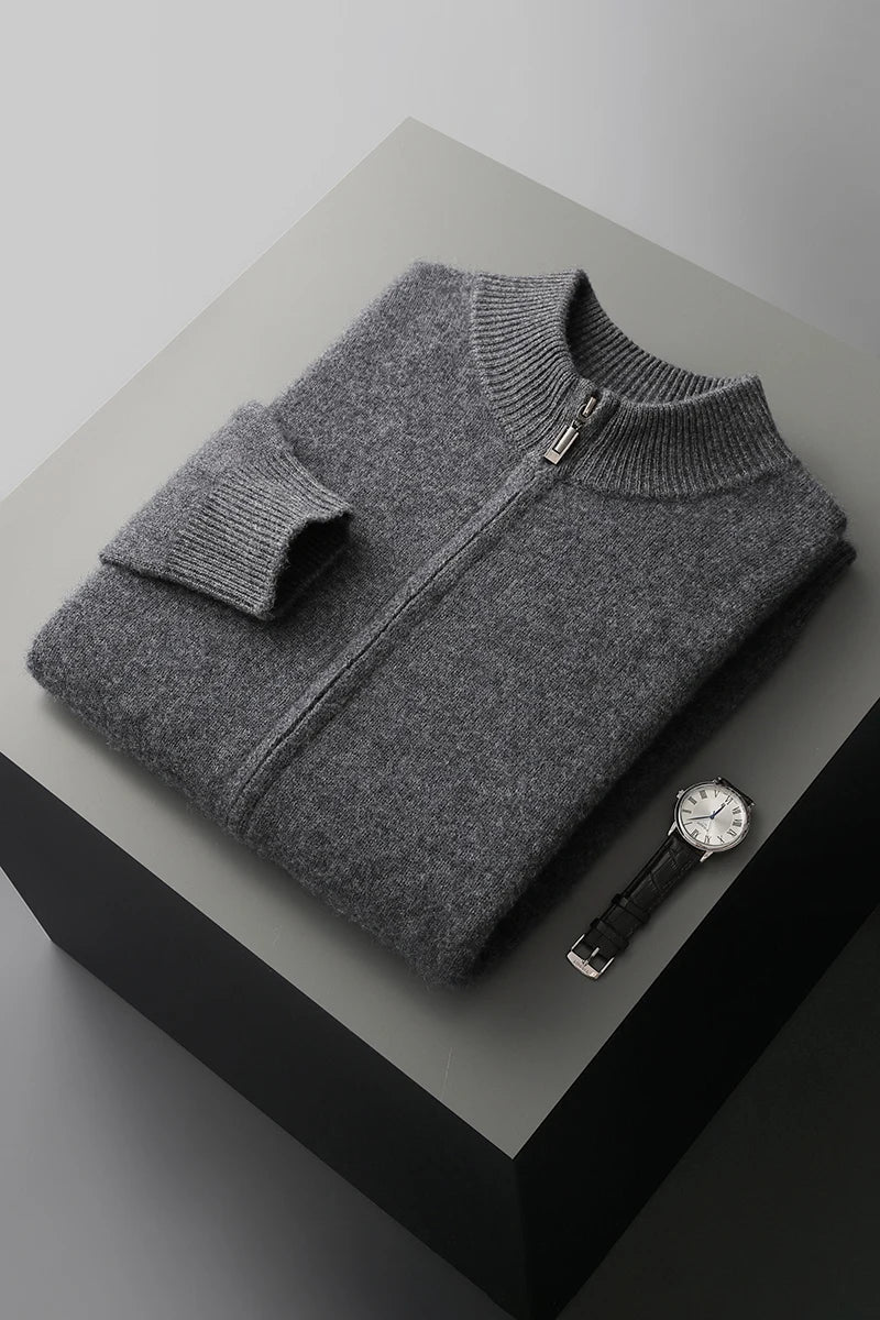 DELACROIX | GILET DE LUXE EN LAINE DE CACHEMIRE PREMIUM