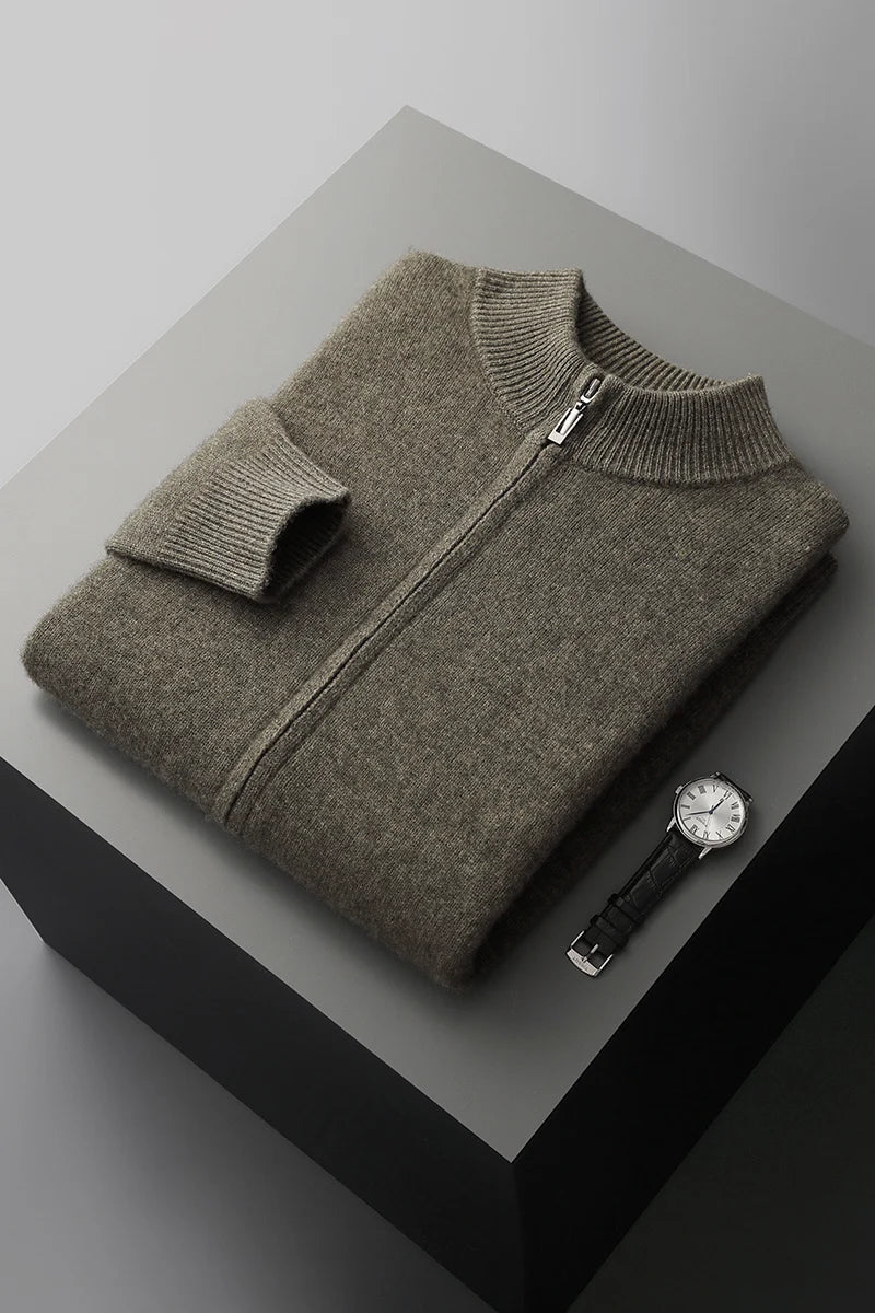 DELACROIX | GILET DE LUXE EN LAINE DE CACHEMIRE PREMIUM
