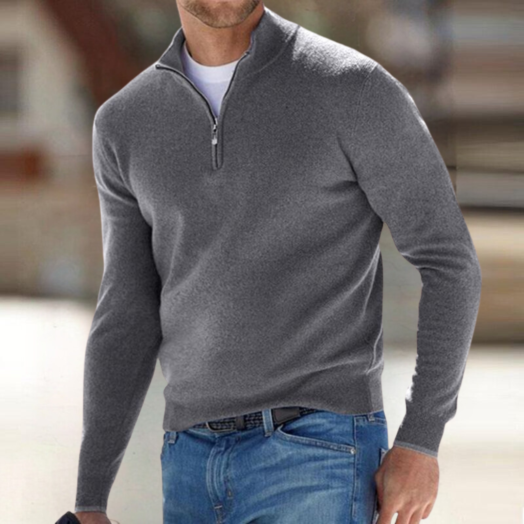 DELACROIX | PULL ZIPPÉ POUR HOMME