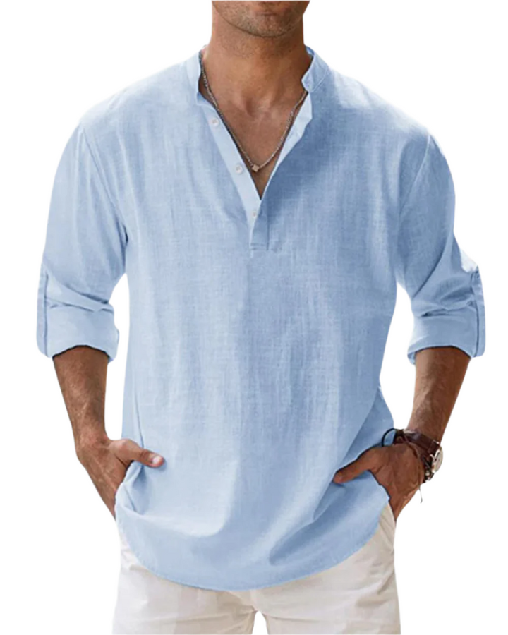 Camicia in Cotone Uomo Fiorenzo – foto 4