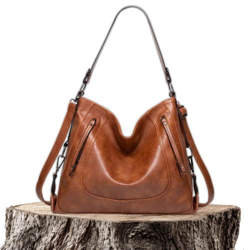 Elegante Borsa a Spalla Donna Rebecca Marrone – Bottega Moretti