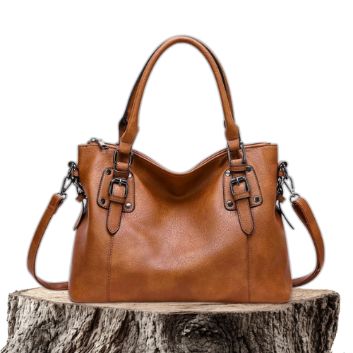 Borsa in Pelle Morbida Donna Heather Marrone – Bottega Moretti