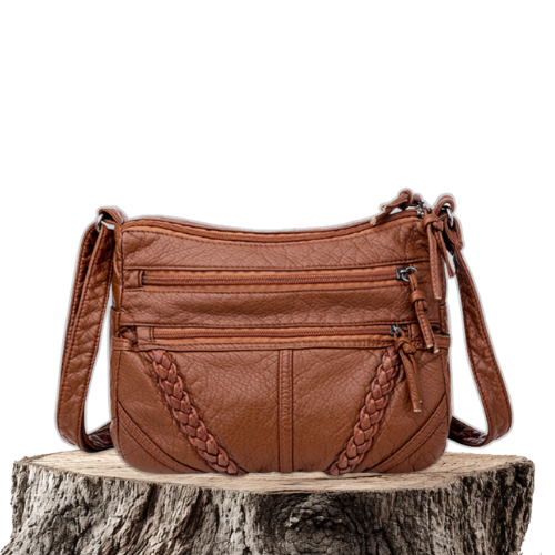 Borsa a Spalla di Lusso Donna Valerie Marrone – Bottega Moretti