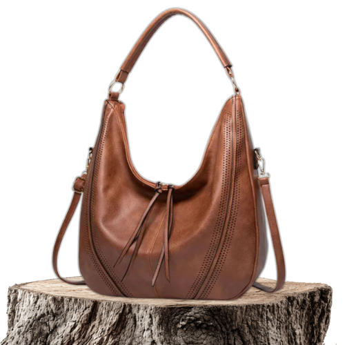 Borsa in Pelle Casual Donna Michelle Marrone – Bottega Moretti