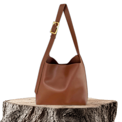 Elegante Borsa in Pelle Donna Stacy Marrone – Bottega Moretti