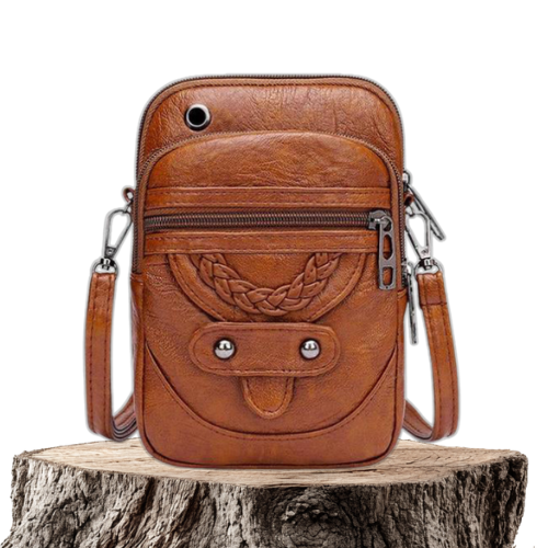 Borsa in Pelle Strutturata Donna Laura Marrone – Bottega Moretti
