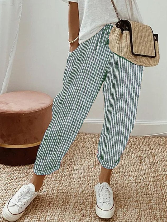 Elegante Pantalone Comodo Fluido