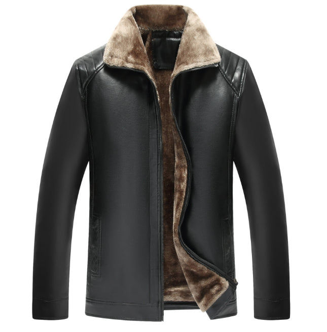Giacca Invernale da Uomo con Collo a Revers e Tasche Multiple