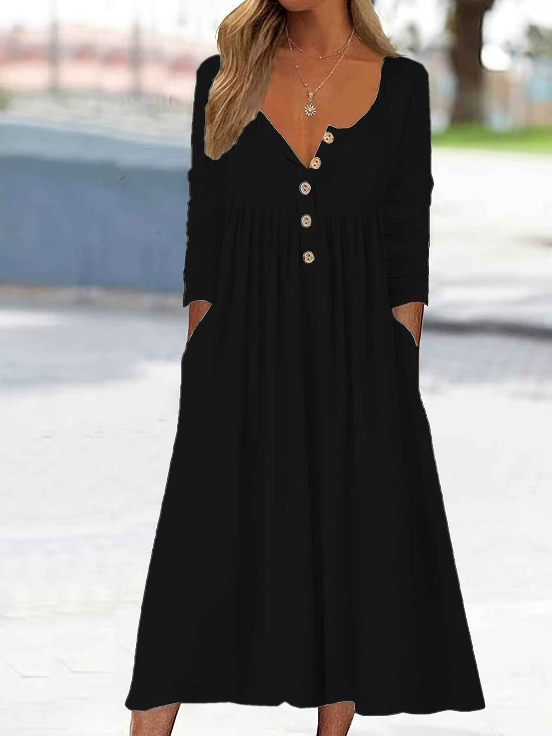 ZARA | ABITO MIDI CON BOTTONI DAVANTI