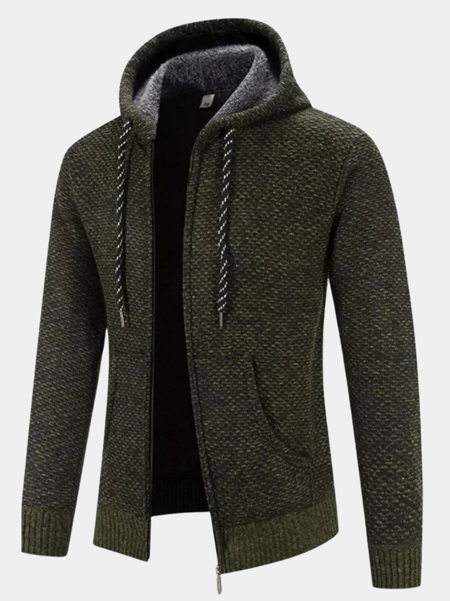 Felpa Uomo Essenziale Matteo Verde – Bottega Moretti