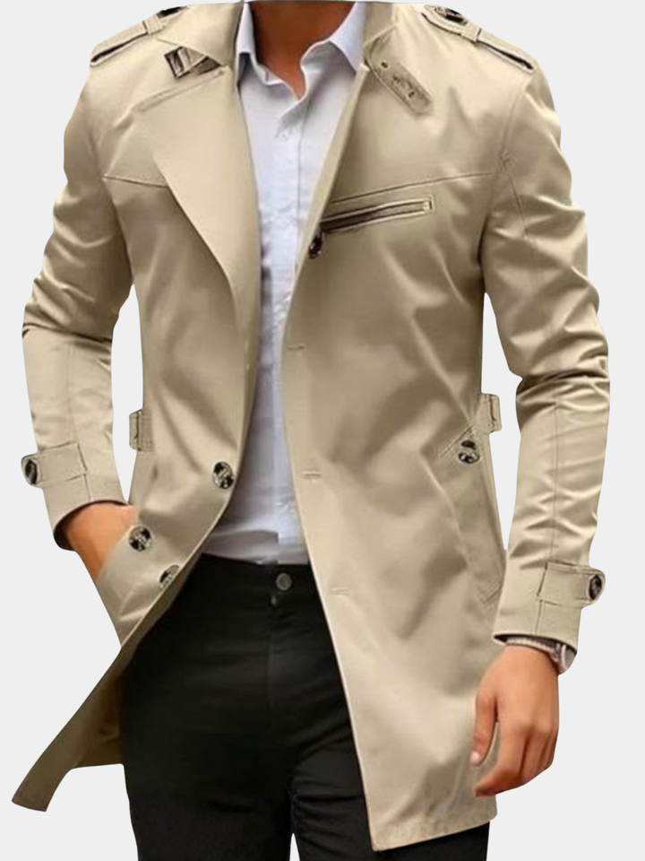 Giacca Uomo Elegante e Resistente Tommaso Beige Chiaro – Bottega Moretti