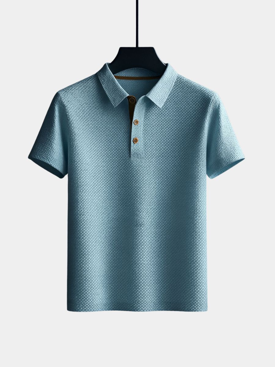 Polo Uomo Brezza Domenico Azzurro Cielo – Bottega Moretti