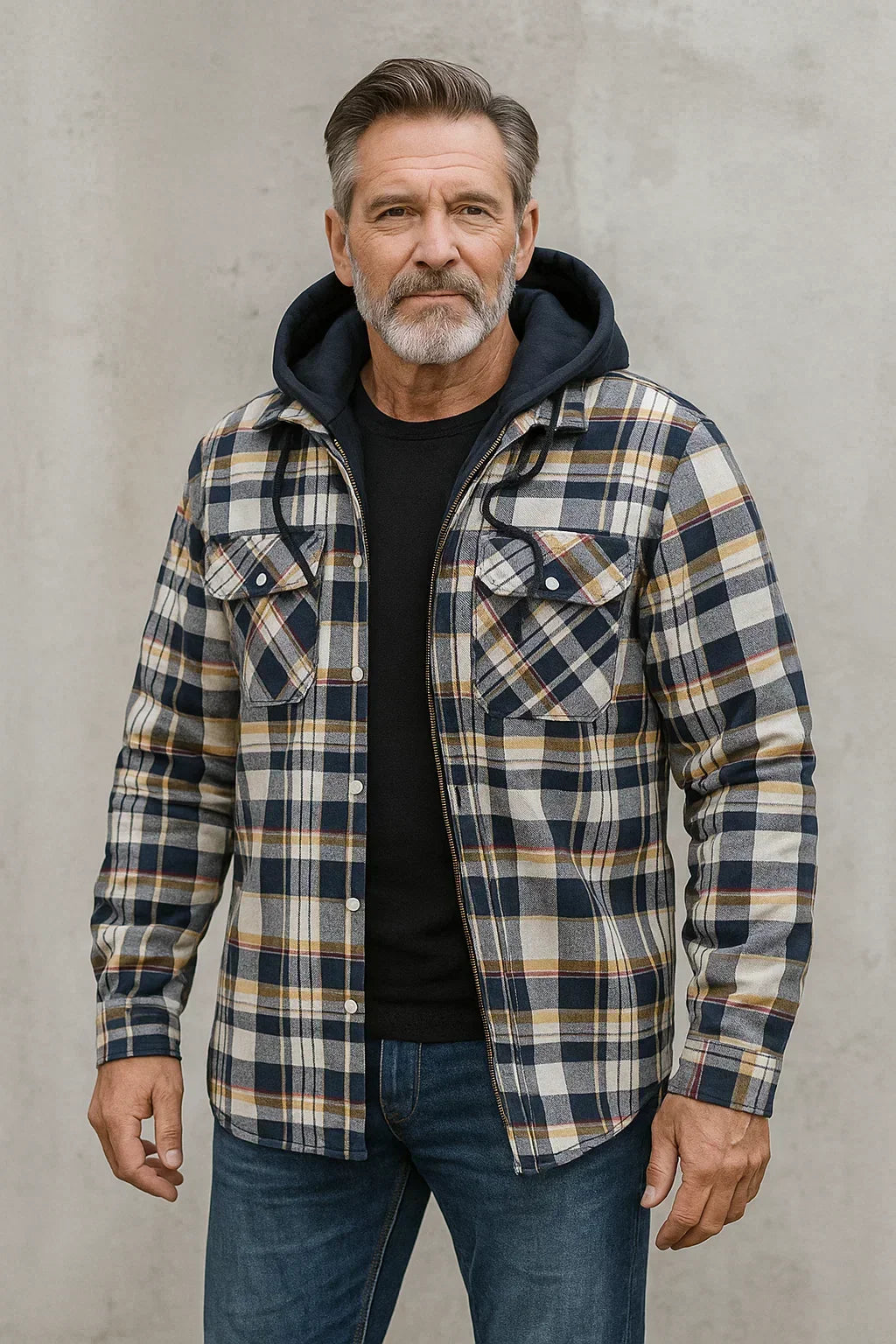 Giacca in Misto Lana Uomo Dario – foto 2