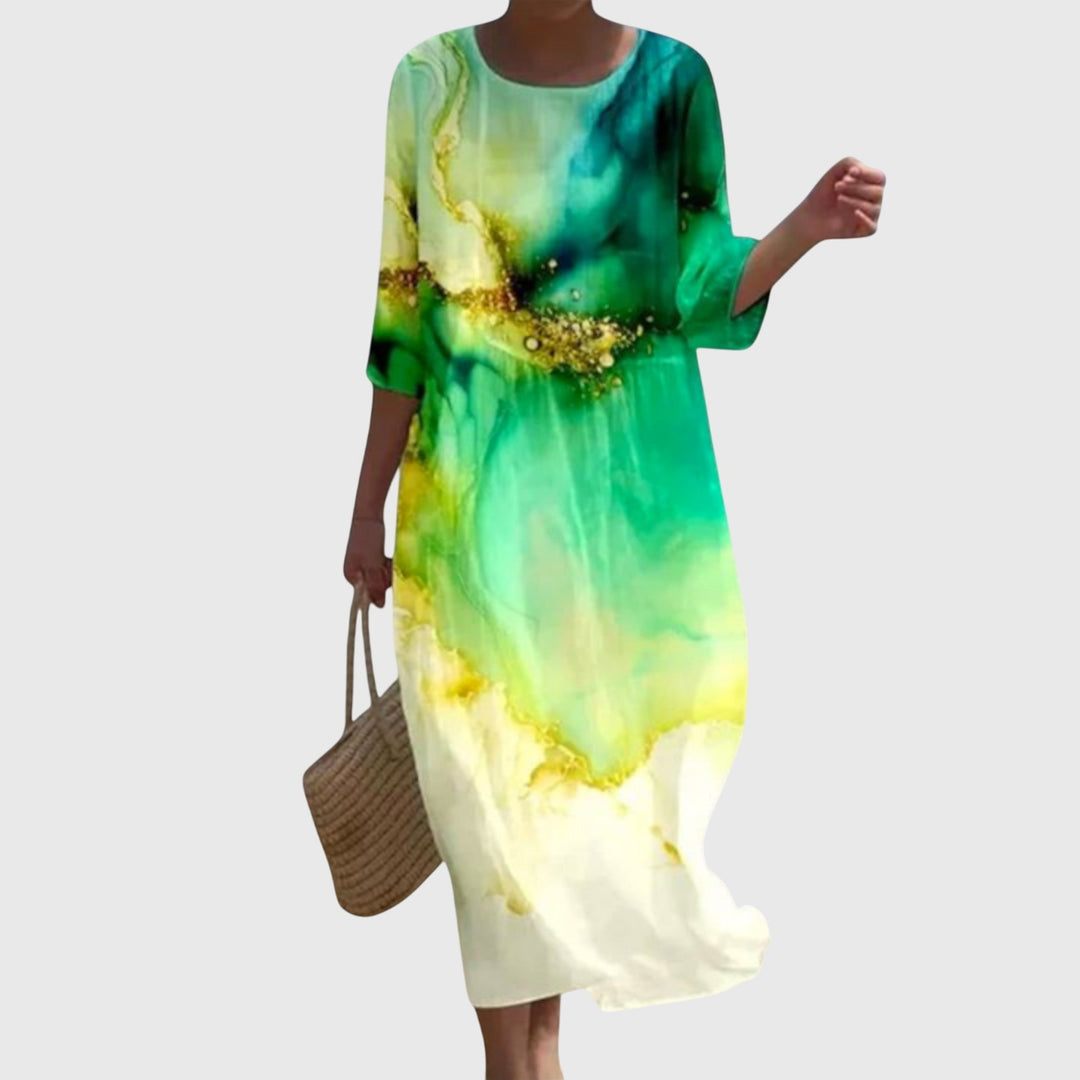 Hayley™ | Elegante Maxi Abito a Fiori