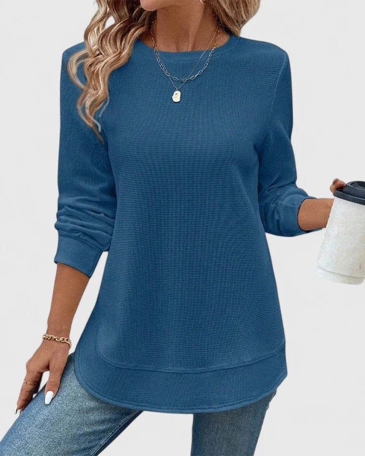 Elegant o-neck long sleeve