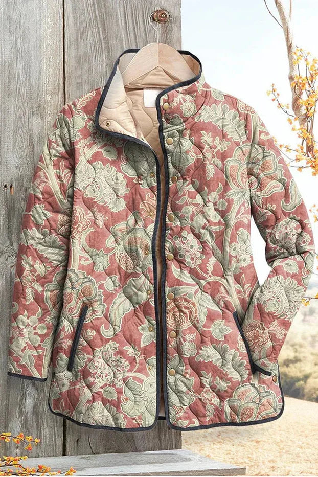 Giacca Trapuntata Rosa Antico Annie – foto 2