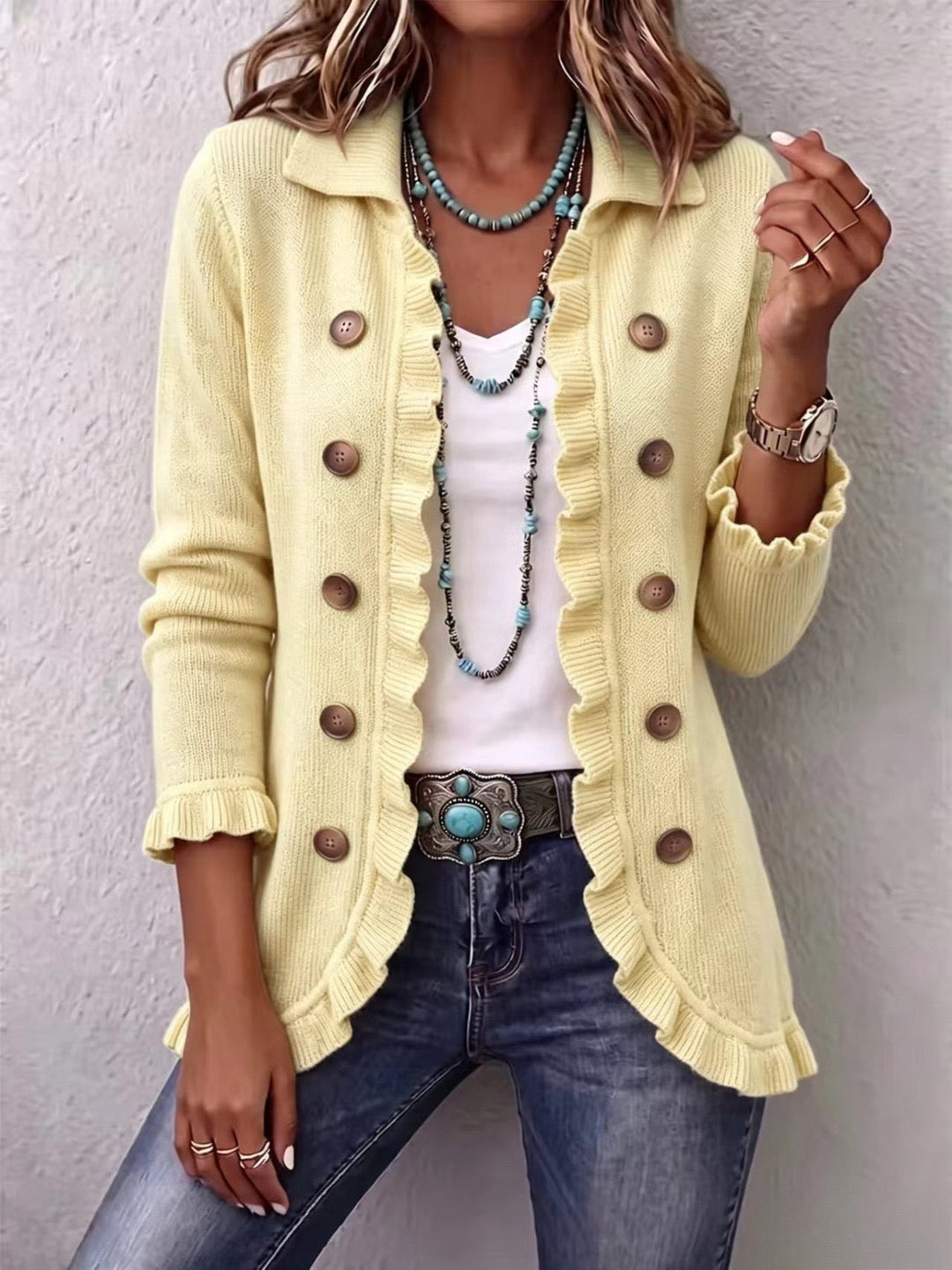 Liliana | Maglione Crema Vintage
