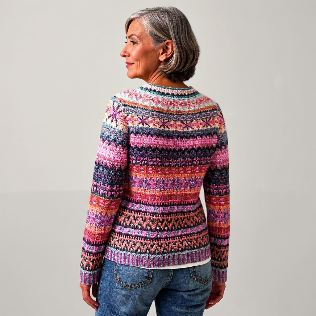 Maglione Mélange Rosa Élina – foto 3